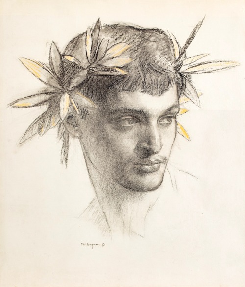 sculppp:  Pascal Dagnan-Bouveret (1852 – 1929)  'Head of Apollon’, 1901.