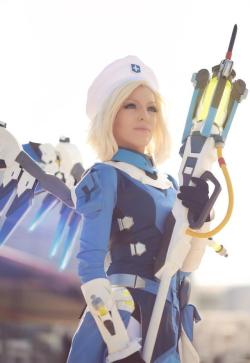 Hot-Cosplay-Babes:  [Self] Combat Medic Mercy From Overwatch | Costume And Props