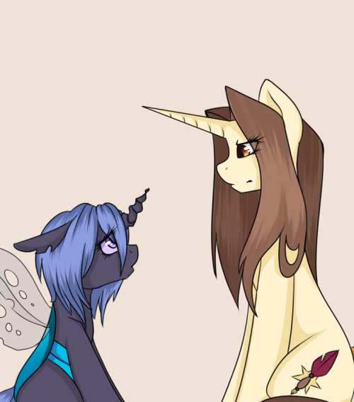 freefracornerofsillyness:  omg, she that changeling is so adorable :D  D'aww~!