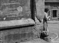 Zzzze:miroslav Hák Na Rohu Ulice (At The Street Corner) , 1946 Gelatin Silver Print