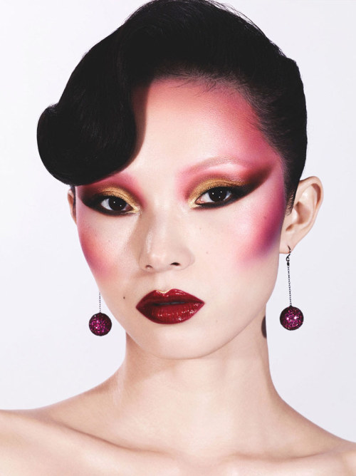 themakeupbrush:Xiao Wen Ju for Vogue UK 