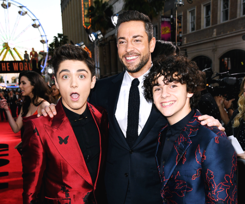 ASHER ANGEL, ZACHARY LEVI, JACK DYLAN GRAZER‘Shazam!’ Première, Los Angeles (March 28, 2019)