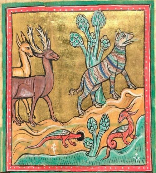 historyisntboring:Panthers and leopards in medieval bestiariesThe main point of medieval bestiaries 