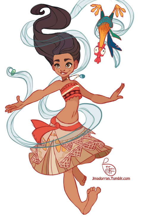 jmadorran:Finally had a chance to see Moana. Loved it! Such a good movie! Fan art became a necessity