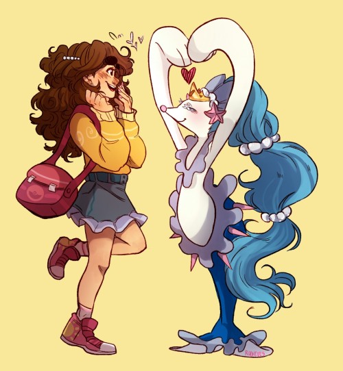 radicles-artsy: Popplio is a very important pokemon.  ( Character from my webcomic: https://tapastic.com/series/Case-012 ) 