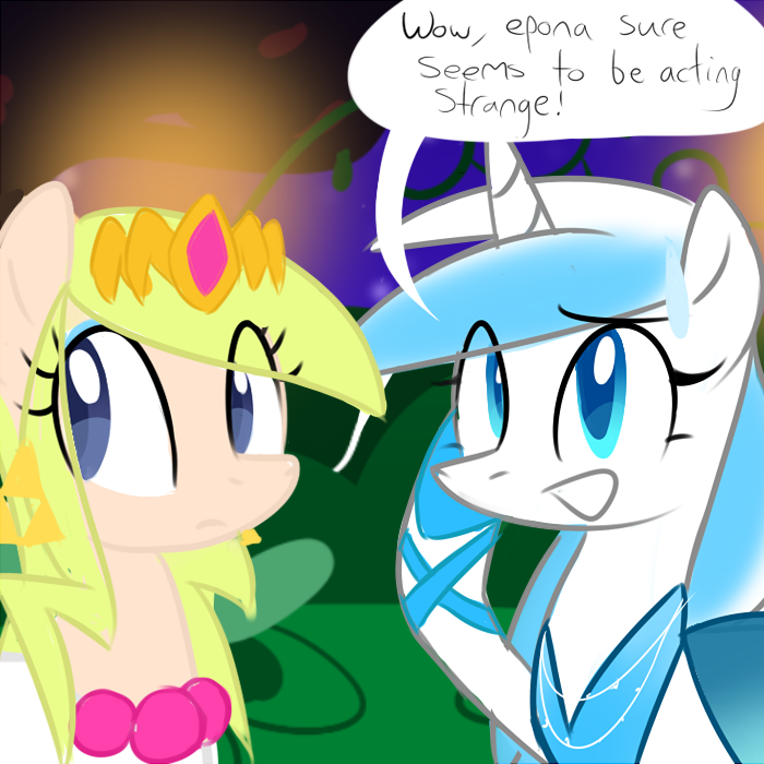 asktheconsoleponies:  Prom Part Eight Epona: Neigh nay nei! (Thank you wii!) *Trots