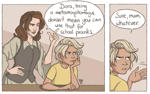 fightfortherightsofhouseelves: wingedcorgi: i still think tonks’ skills remained criminally un