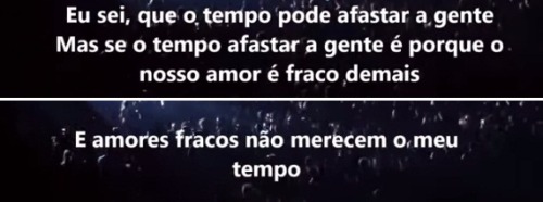 não mais…