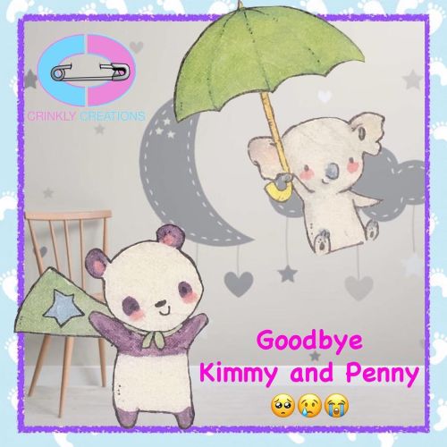 Kimmy and Penny It’s a sad day here at Crinkly HQ as we announce the devastating news that our much 