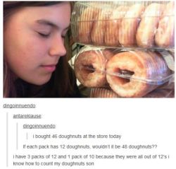 Hahahaha.  Doughnuts are fucking serious