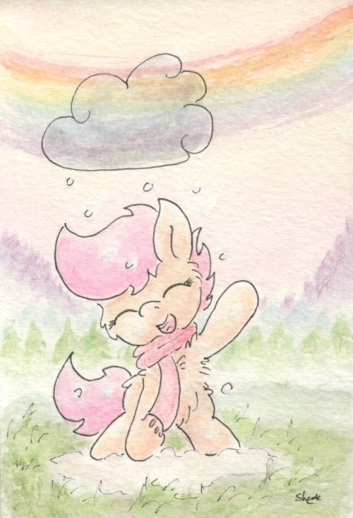 slightlyshade:  Rainbow Dash delivers a private little winter time!  <3!