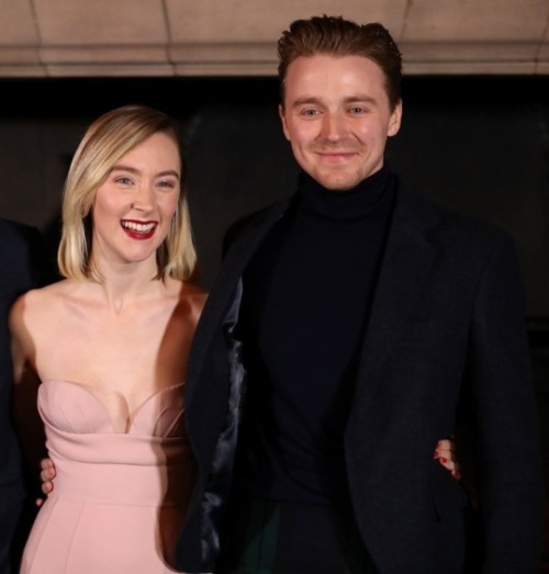  Jack Lowden and Saoirse Ronan at the Mary Queen Of Scots Edinburgh premiere, 14/01 