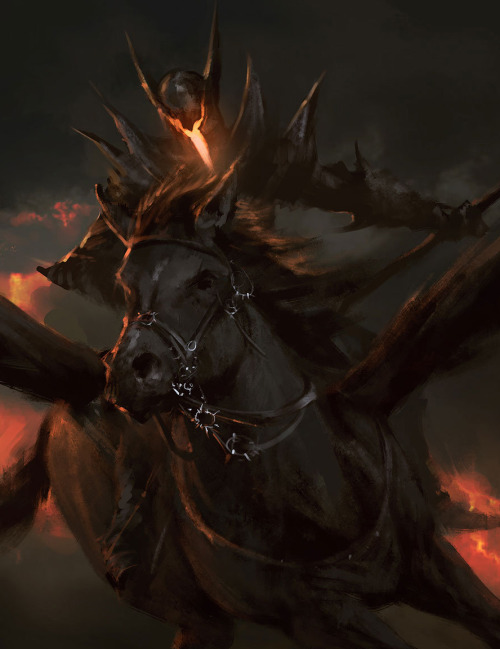 fantasyartwatch: Dark Pegasus by Darek Zabrocki