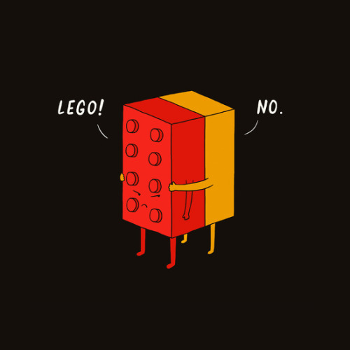 bestof-society6: ART PRINTS BY ILOVEDOODLE Melting I’ll never lego Don’t let t