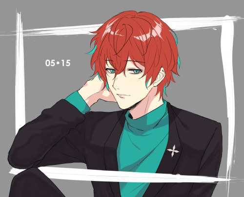 Happiest birthday to Doppo!I rushed this because our electricity is kinda faulty orz