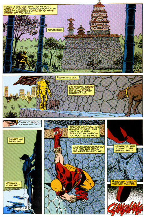 alexhchung:  Wolverine “The Hunter” by Chris Claremont &amp; Marshall Rogers. The st