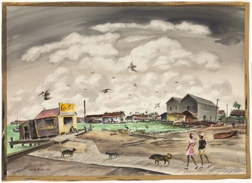 Winter Day at Key West, Adolf Arthur Dehn, 1942, Art Institute of Chicago: Prints and DrawingsAdolf 