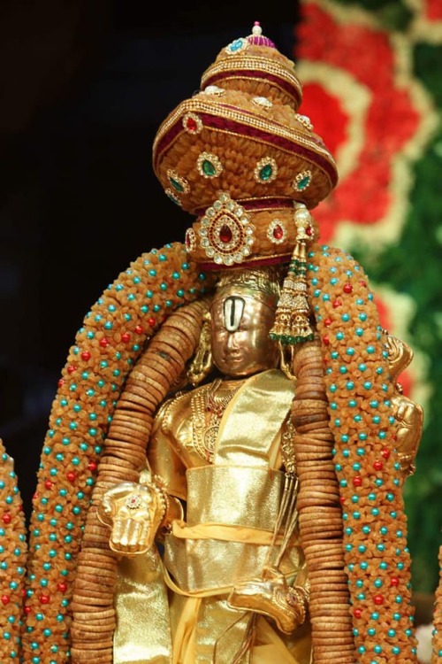 Malayappa Swami, a utsava murthi of Sri Venkatheswara, Tirupati, Andhra Pradesh