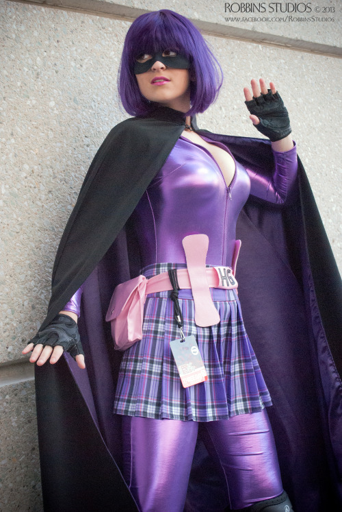 robbinsstudios:  Hitgirl cosplayed by Courtney Walland Shot at PAX East 2013 