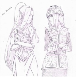 zefiimankai:  ElfIno & Sakura c: ..lotr