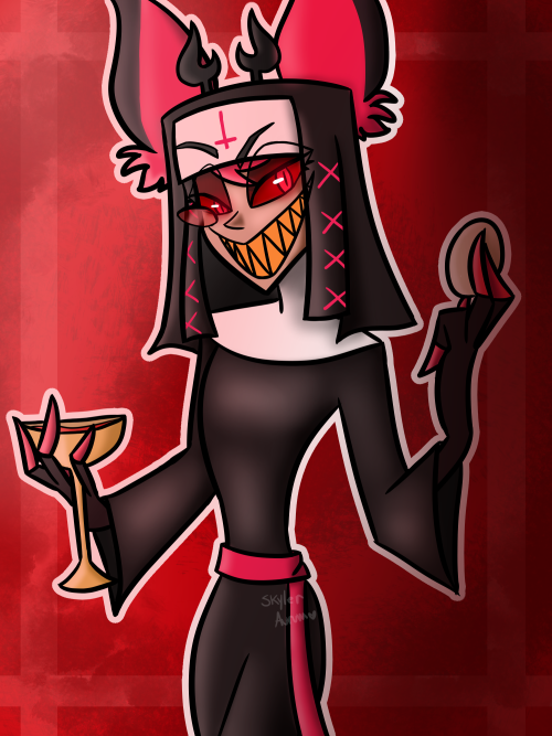 I Drew This Nun Alastor For A Friend!