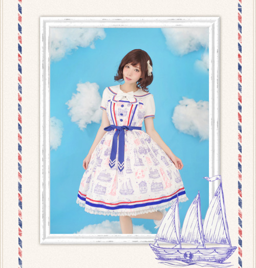truth2teatold:Ista Maiden The Sailor’s Dream series preorder - jumperskirt, skirt, long sleeved bl