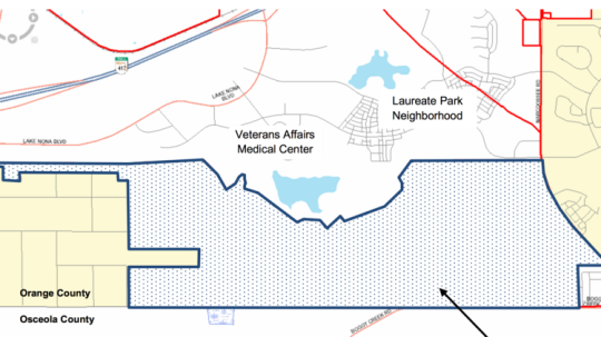 An application filed by Tavistock Development Co. shows plans for more than 3,000 homes on 1,800 acres.