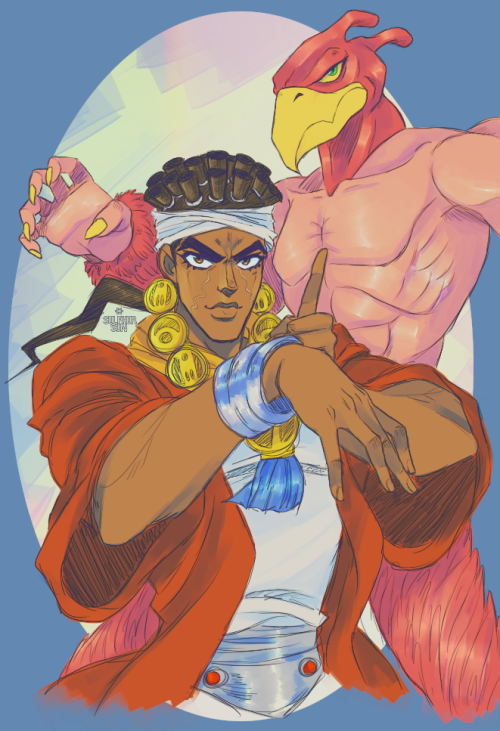 sulphursun: I don’t see much art of Avdol & it makes me sad