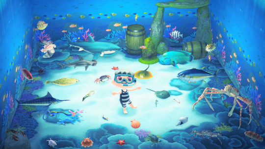 doubutsu-no-mori:  I got rid of their tanks and made an ocean aquarium room  🐟🦈