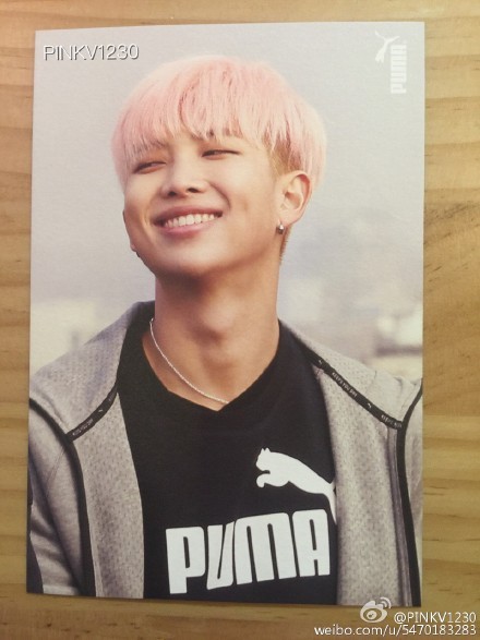 amazing-hoseok: fyeahbangtaned: RAP MONSTER - PUMA Blaze photocards @namjoonmoons