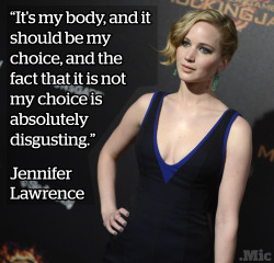 reachingfortheday: micdotcom:  Jennifer Lawrence