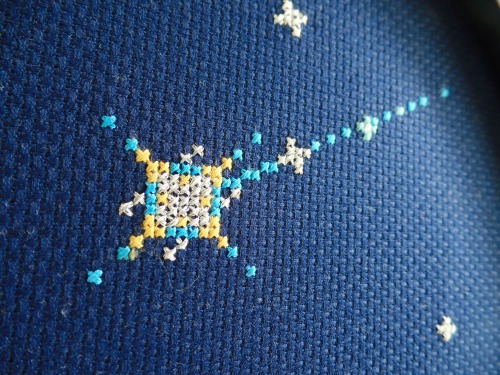 scrixels:Stargazing~pattern available on etsy, just in time for Celeste’s birthday!