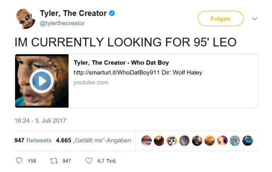 ok, but was tyler ever in the closet??