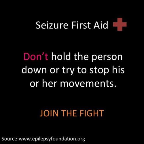 mireliambar: ishipphanaf: king-in-yellow: hopephd: Seizure First Aid.  Learn it. Share it. Know