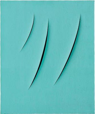 topcat77: Lucio Fontana  Concetto Spaziale Attese, 1962 