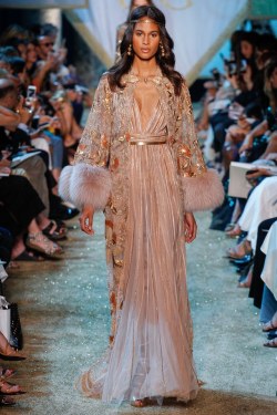 coutourista:Cindy Bruna for Elie Saab Fall 2017 Couture