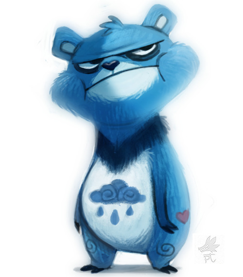 cryptid-creations - Daily Paint #663. Carebears by...