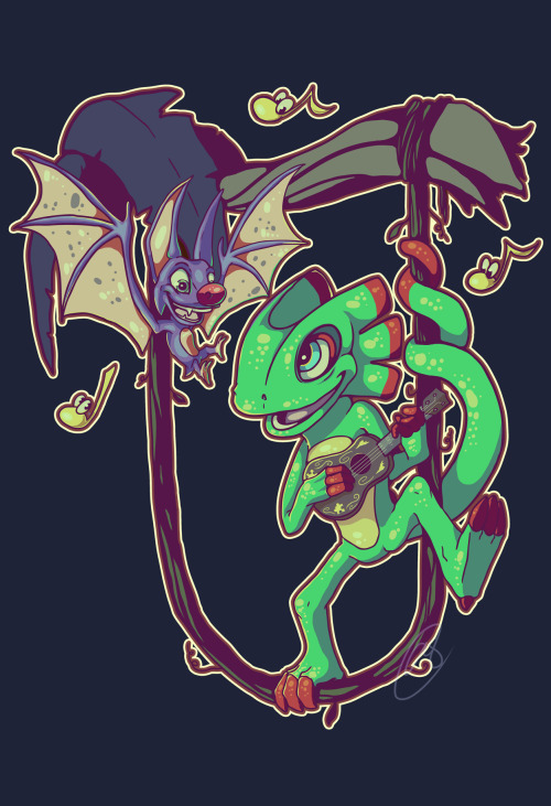 Yooka-Laylee - Qlax DrawsThe new Cuties!