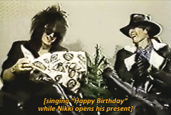 shoutwiththedevil: Nikki’s birthday in Japan, 1987.