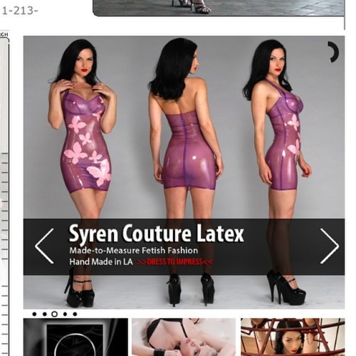 sistersinister:  Pretty stoked to have shot @syrenlatex for @officialstockroom with the legendary @stevedietgoedde Have a look at www.stockroom.com