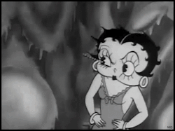 mothgirlwings:  Betty Boop knows how to throw an icey stare in “Red Hot Mama” (1934) 