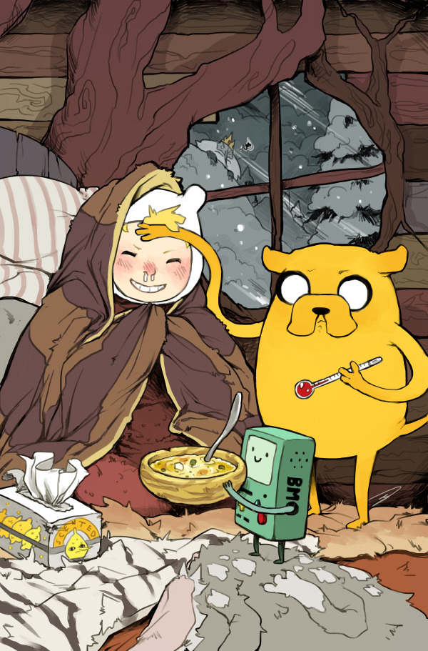 tzysk:  Cover Variant for Adventure Time Winter Special Boom! Studios  A neat thing!