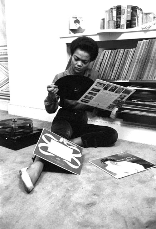 Eartha Kitt (and One Of Her Cats) At Home In New York, Photos By Ben Martin, January 1957.