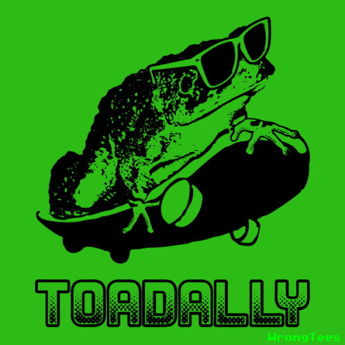 Toadally awesome!Shirt of the day just $10 at WrongTees.