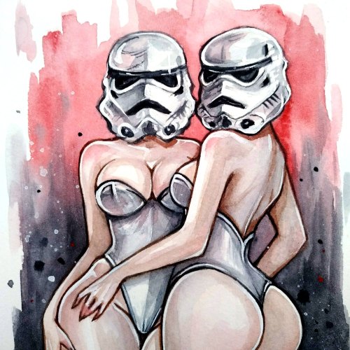 Stormtrooprgirls#starwarsart #starwarsfanart #スターウォーズ  #제다이 #forceawakens #mandalorian  #s