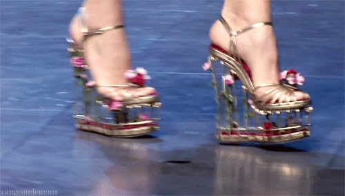 xangeoudemonx:Shoes at Dolce & Gabbana Fall 2013.