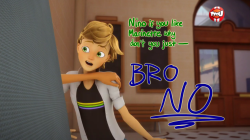 edorazzi:  it’s a really quick sequence but in animan did anyone notice nino lifted adrien right off the ground and threw himi heard (either adrien weighs practically nothing or) nino has an 8-pack, that nino is shredded