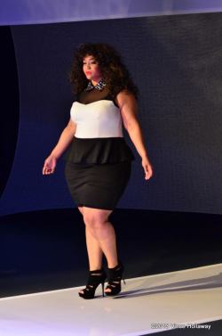 planetofthickbeautifulwomen:  Model Pixie Chic @ The Walk Runway Fashion Show 8 