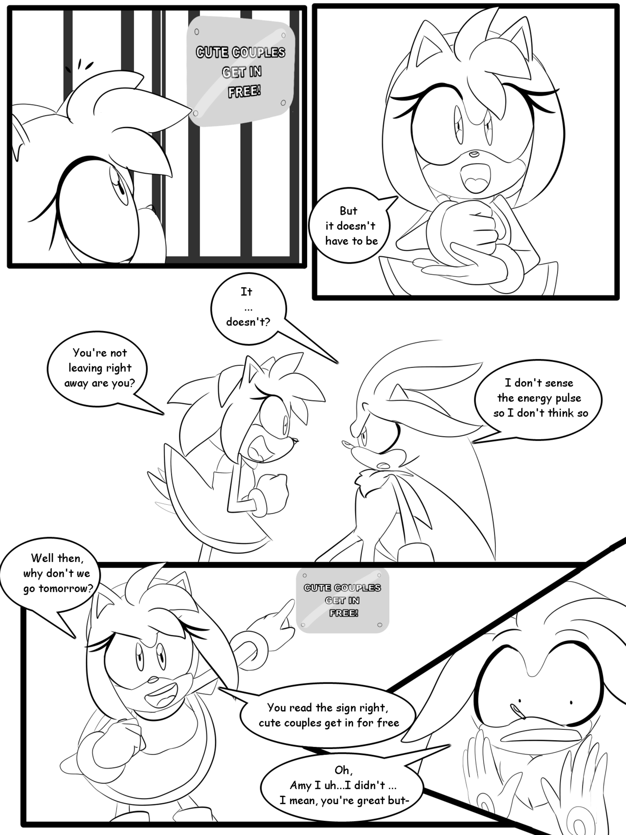 Megu on X: Sonamy/ Silvaze week day 4: Future Two kinds of families 🍝  (Click to see the full drawings!) #SonamySilvazeweek2021   / X