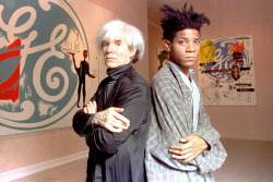 voxsart:1985.Warhol and Basquiat.